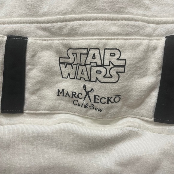 Marc Ecko Star Wars Stormtrooper Full Zip Hoodie Jacket White Black Size S - Picture 5 of 6